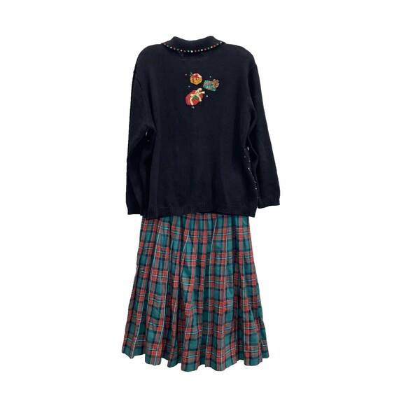 Heirloom Collectibles Vintage Christmas Santa Sweater Size 14/16 - Picture 2 of 16